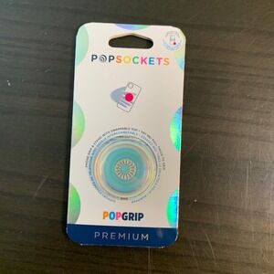 PopSockets PopGrip‎ Premium Teal Iridescent Phone Grip Stand Interchangeable